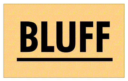 bluff